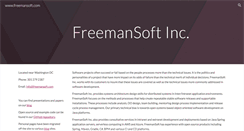 Desktop Screenshot of freemansoft.com