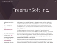 Tablet Screenshot of freemansoft.com